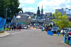 Wide, open city streets