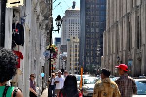 Street view of Montreal