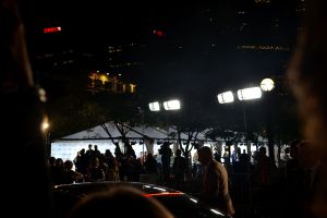 Crew members of "The Reluctant Fundamentalist"