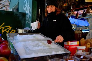 Maple Syrup Snow Candy