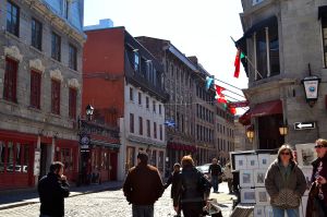 Old Montreal city streets