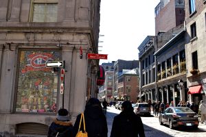 Shops and Restaurants of Old Montreal