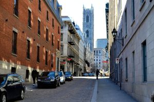 Street view of Montreal