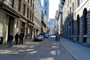 Beautiful street of Montreal