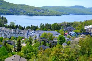 View of the lake from Tremmblant Resort