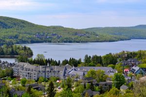 Captivating view of the lake from my balcony