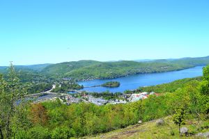 View half way up the hike