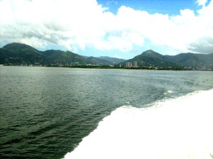 In between Trinidad and Tobago